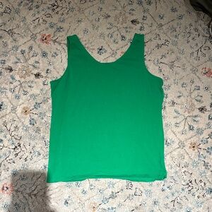 Reversible Green Women's Tank Top